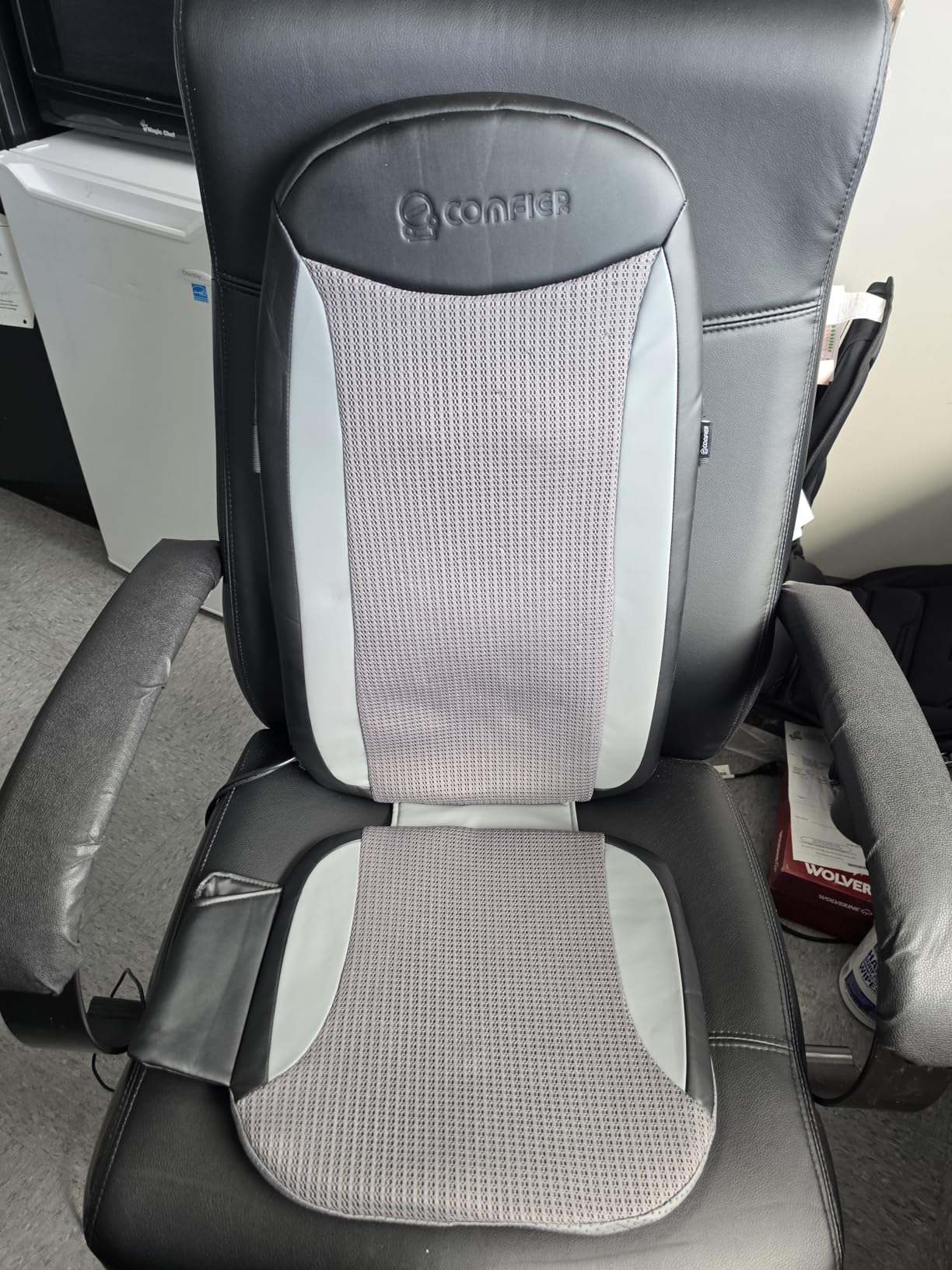COMFIER Shiatsu Back Massager with Heat, Deep Tissue Kneading Chair Massager Pad, Massage Chair Pad for Full Back, Massage Seat Cushion for Back Pain Relief customer photo 1
