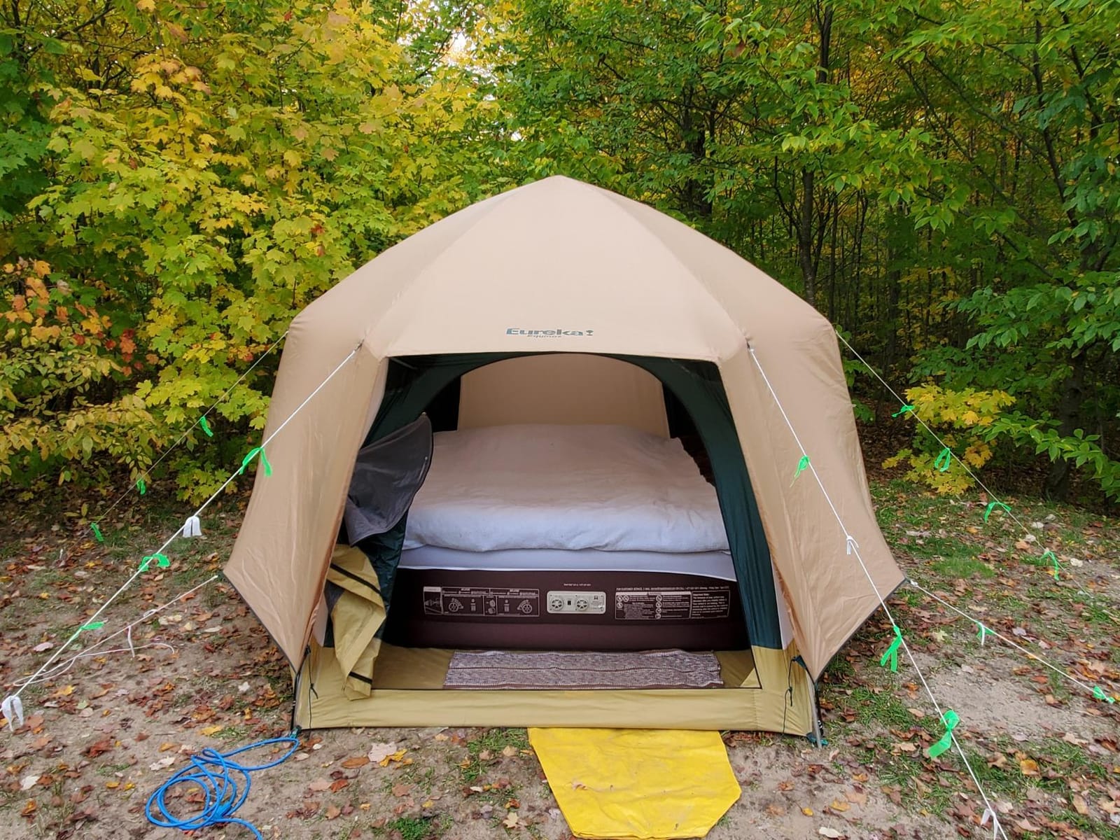 Englander Twin Air Mattress - Double High, 300 LB Capacity Luxury Camping Mattress with Built-in Pump, Waterproof and Microfiber customer photo 2