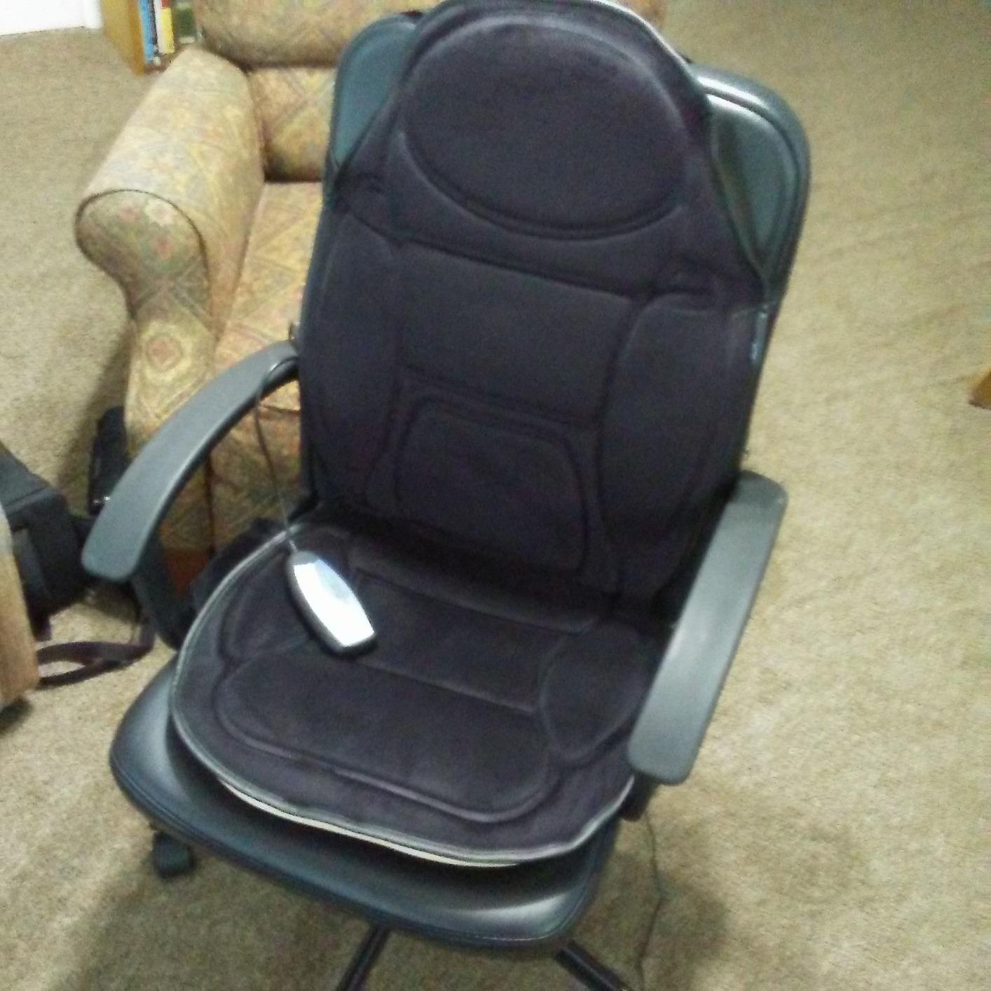 Snailax Back Massager with Heat, Memory Foam Chair Massage Pad customer photo 1