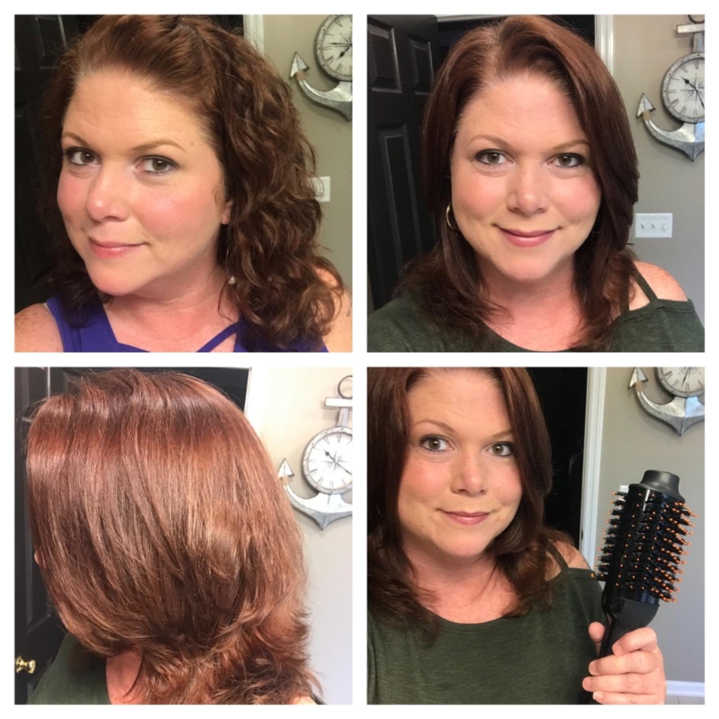Gold N Hot Professional One-Step Hair Dryer & Volumizer Hot Air Brush, Black customer photo 1