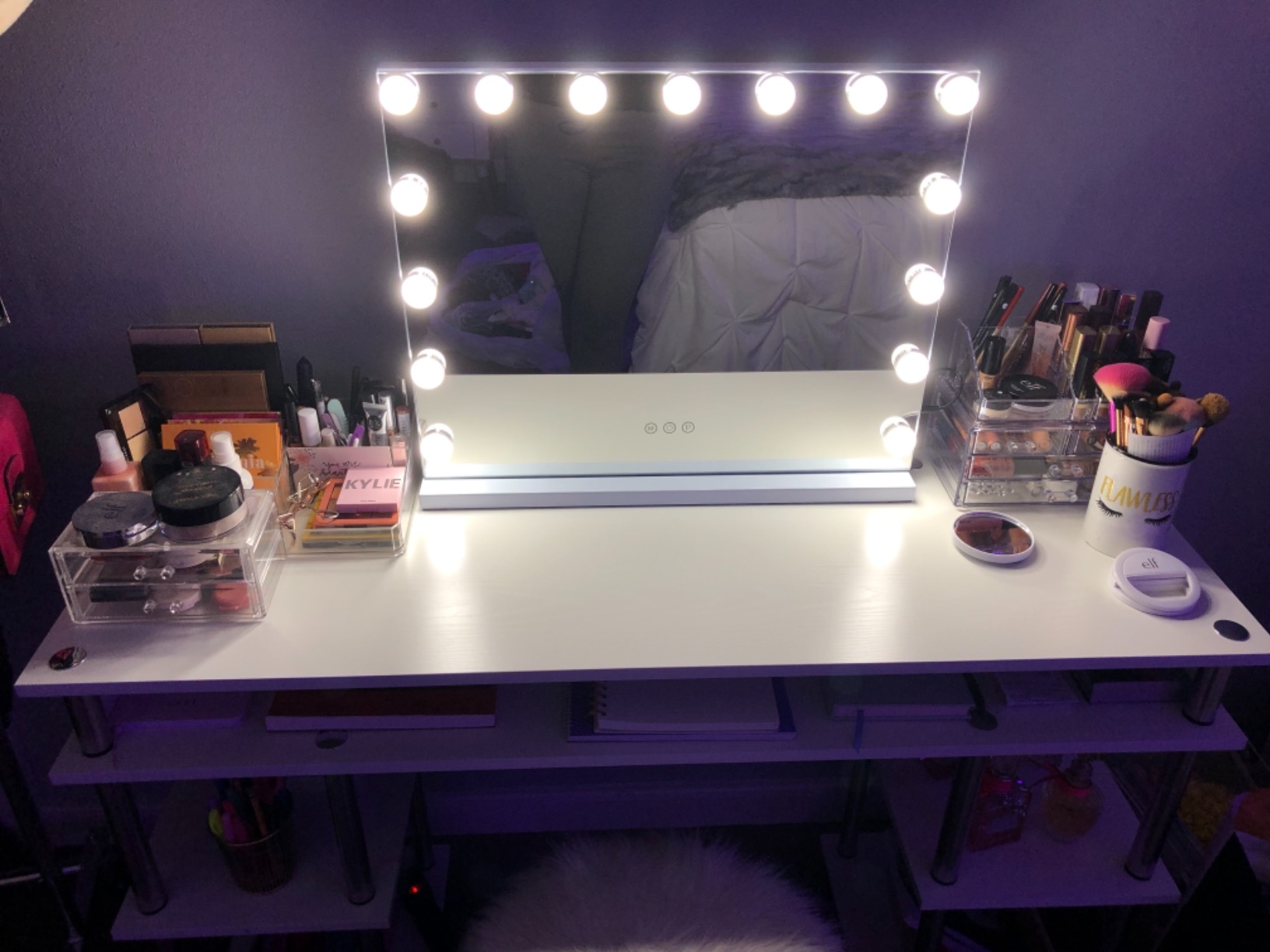 FENCHILIN Vanity Mirror with Lights, Hollywood Makeup Mirror customer photo 1