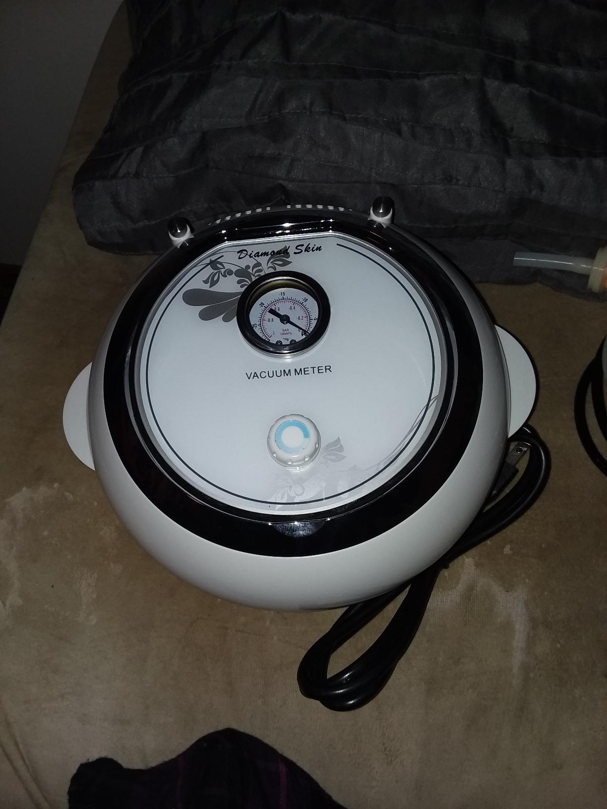 Diamond Microdermabrasion Machine, TopDirect 3 IN 1 Professional Dermabrasion Skincare Device for Adjustable Suction Facial Treatment (Suction Power: 0-68cmHg) customer photo 1