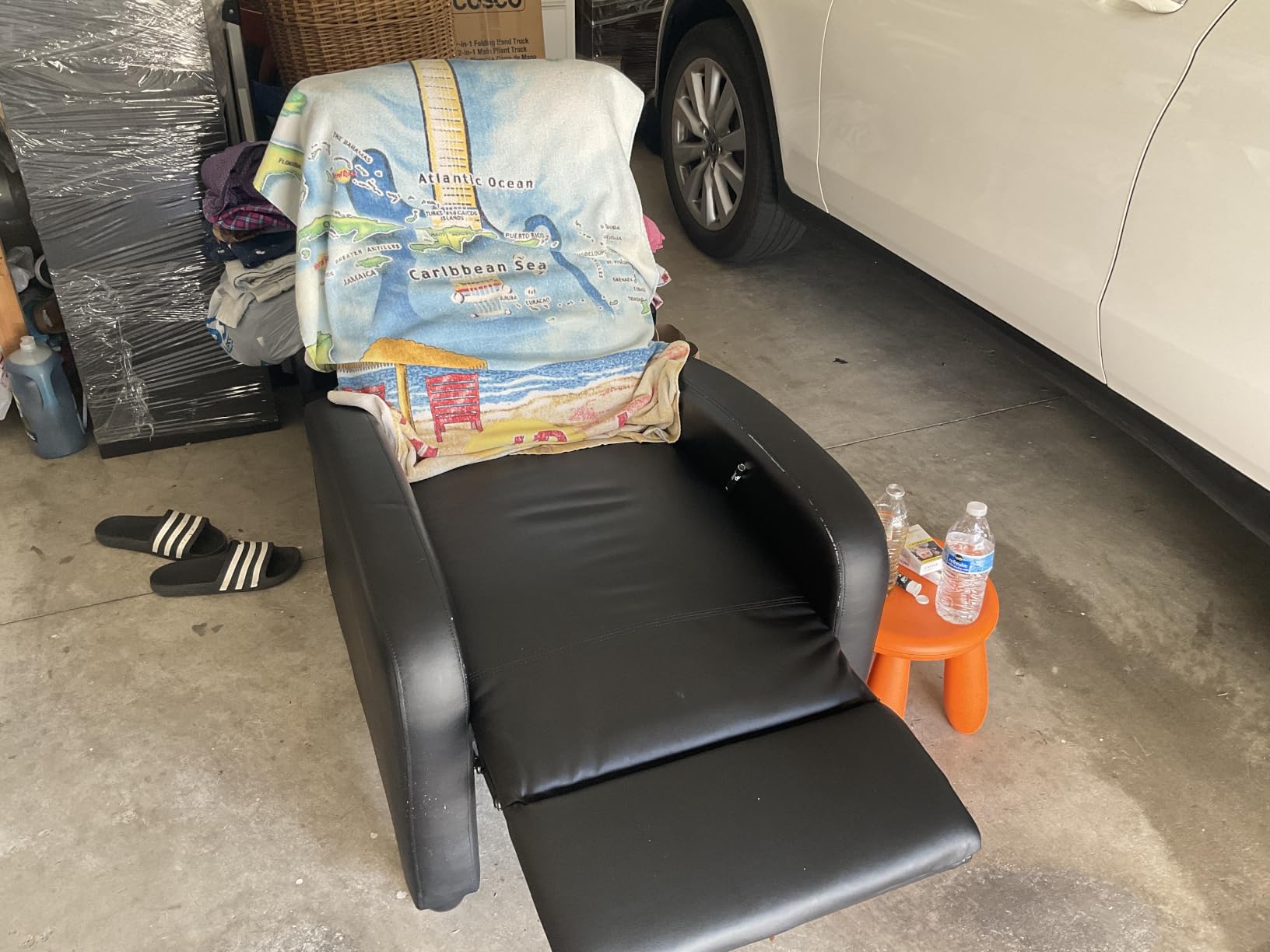 FDW | Recliner Chair | Without Massage Function | Black, PU Leather customer photo 1