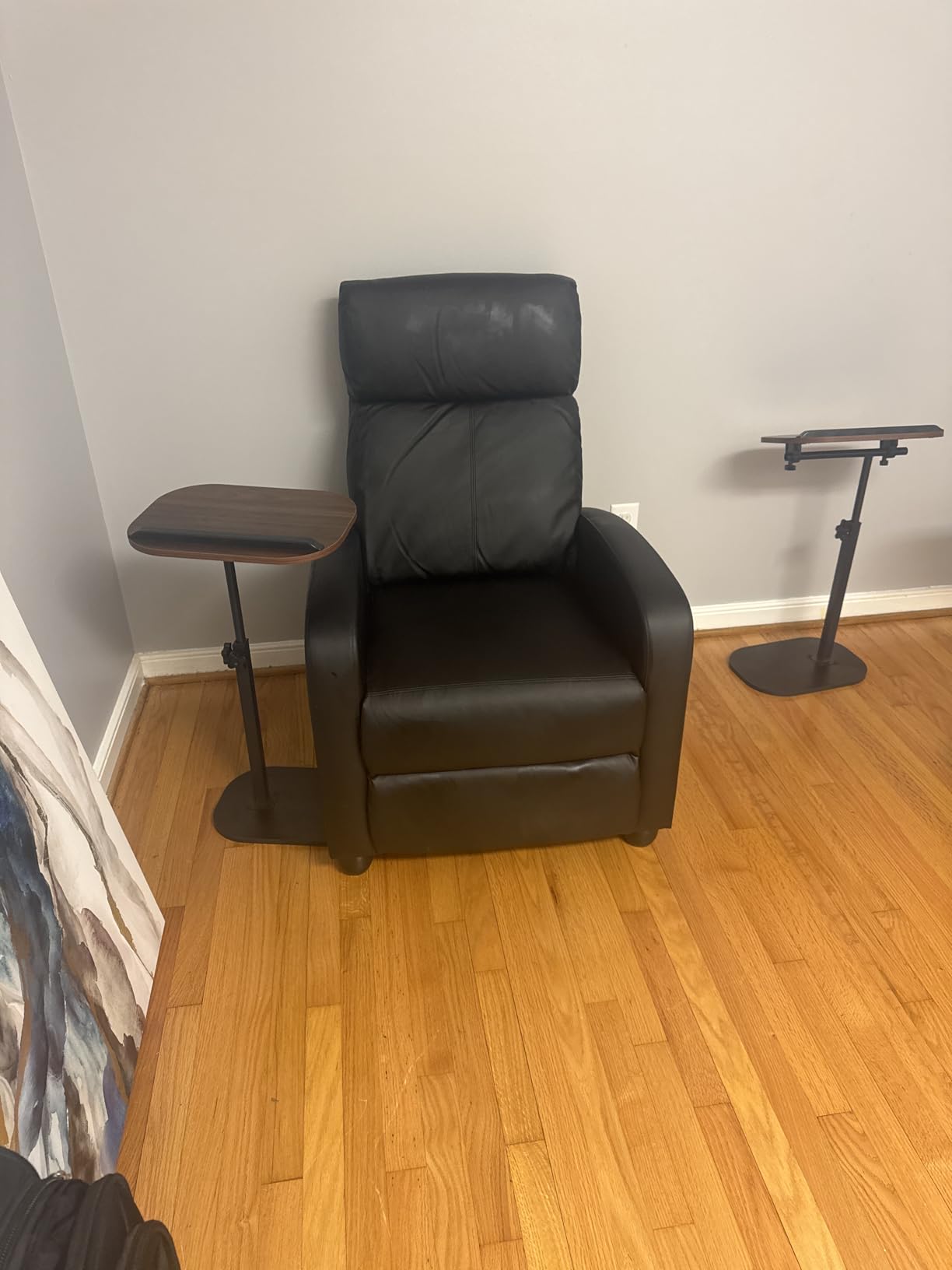 Yaheetech Recliner Chair with 3 Adjustable Angles Living Room Chairs Black customer photo 1