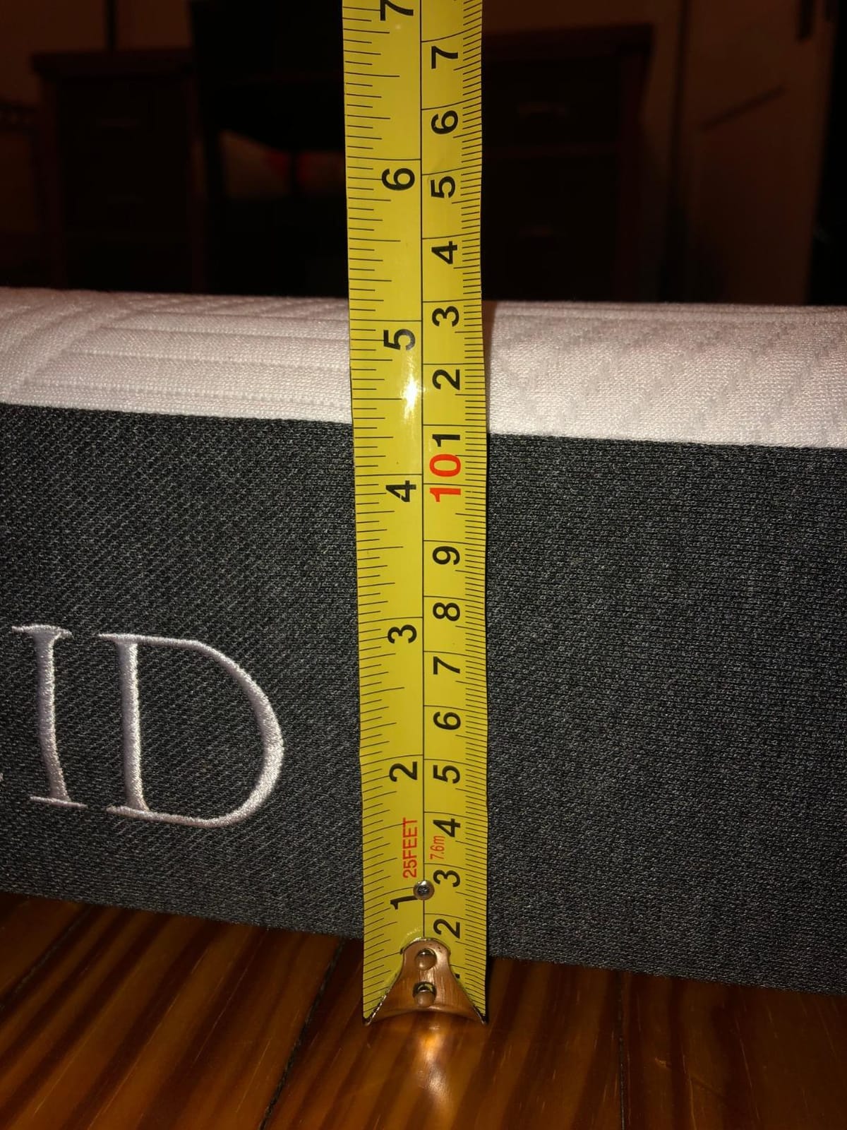 LUCID 10 Inch Gel Memory Foam Mattress, Firm, Fiberglass Free, Queen Size customer photo 1