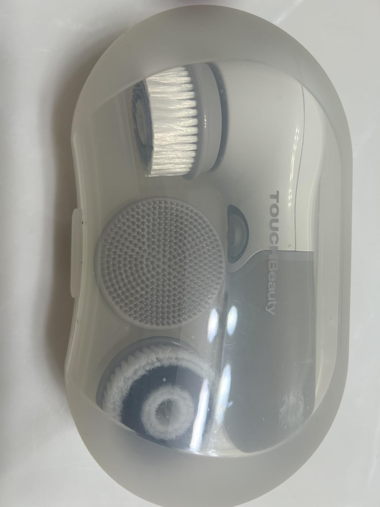 TOUCHBeauty Spin Brush Face Cleanser with 3 Brush Heads for Deep Cleansing Exfoliation and Massaging customer photo 2