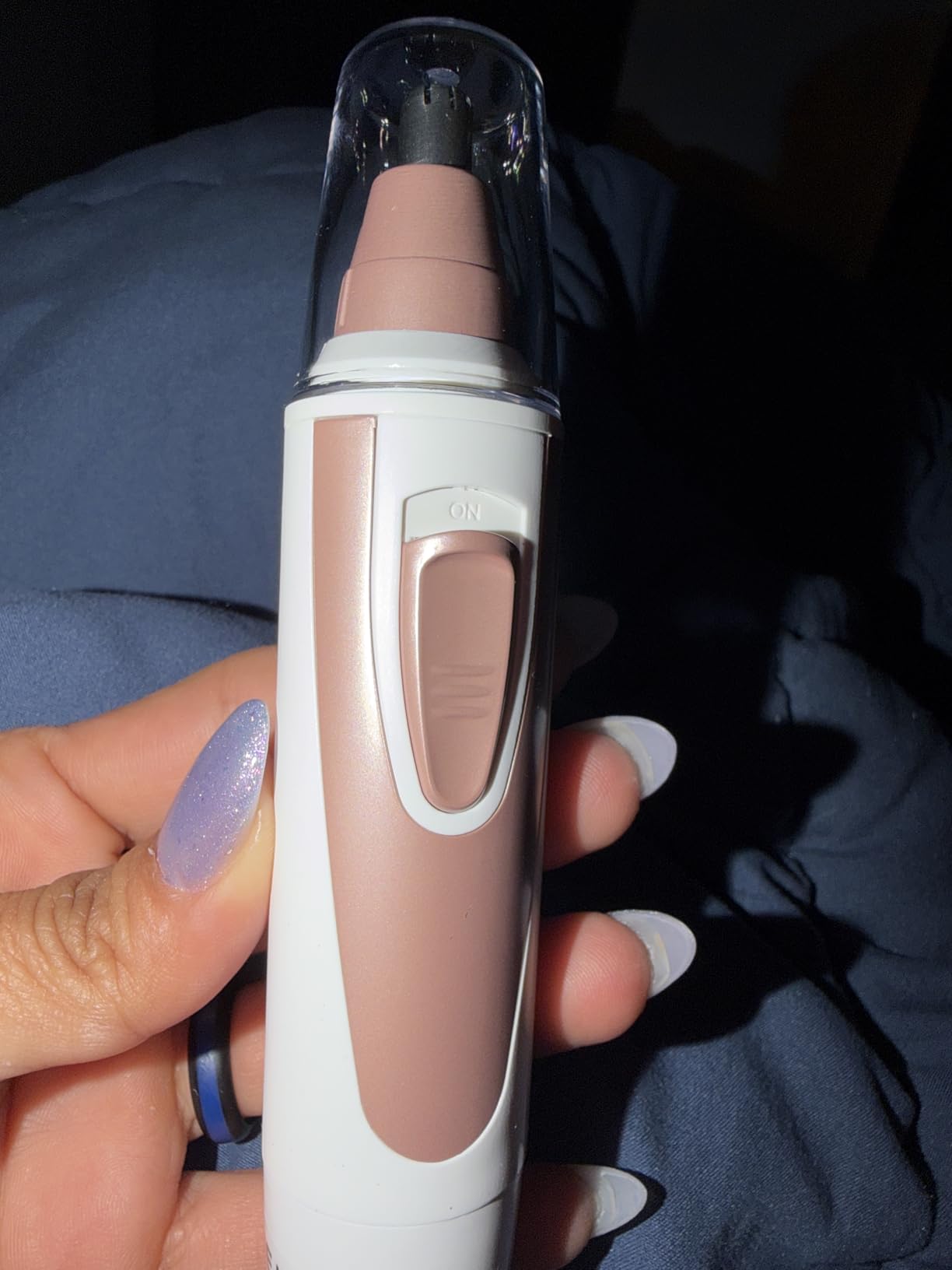 Ear and Nose Hair Trimmer Clipper - 2026 Professional Painless Eyebrow & Facial Hair Trimmer for Men Women,Battery-Operated Trimmer with IPX7 Waterproof,Dual Edge Blades for Easy Cleansing Black customer photo 2