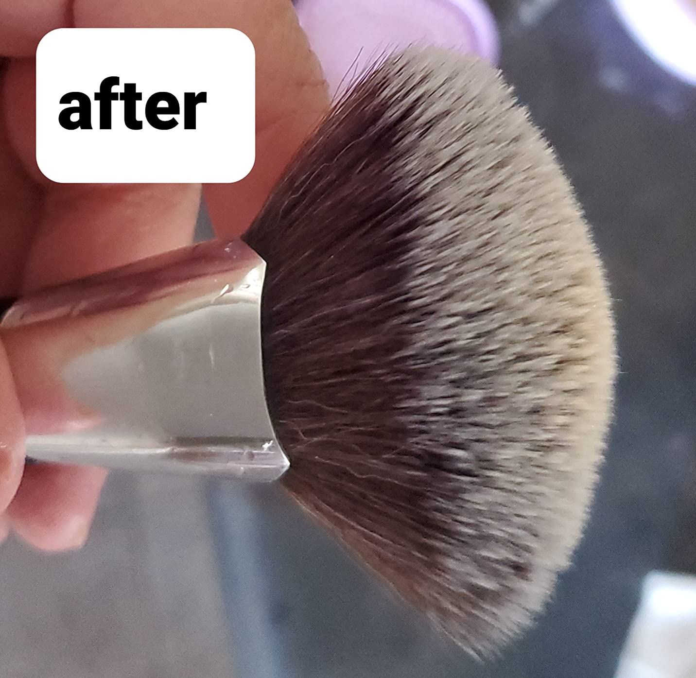 Docolor Makeup Brushes Cleaner Set Solid Soap Cleanser with Color Removal Sponge, Makeup Brush Cleaner Mat Brushes Shampoo for Cleaning Makeup Sponges, Brushes & Applicators Vegan (coconut oil) customer photo 1