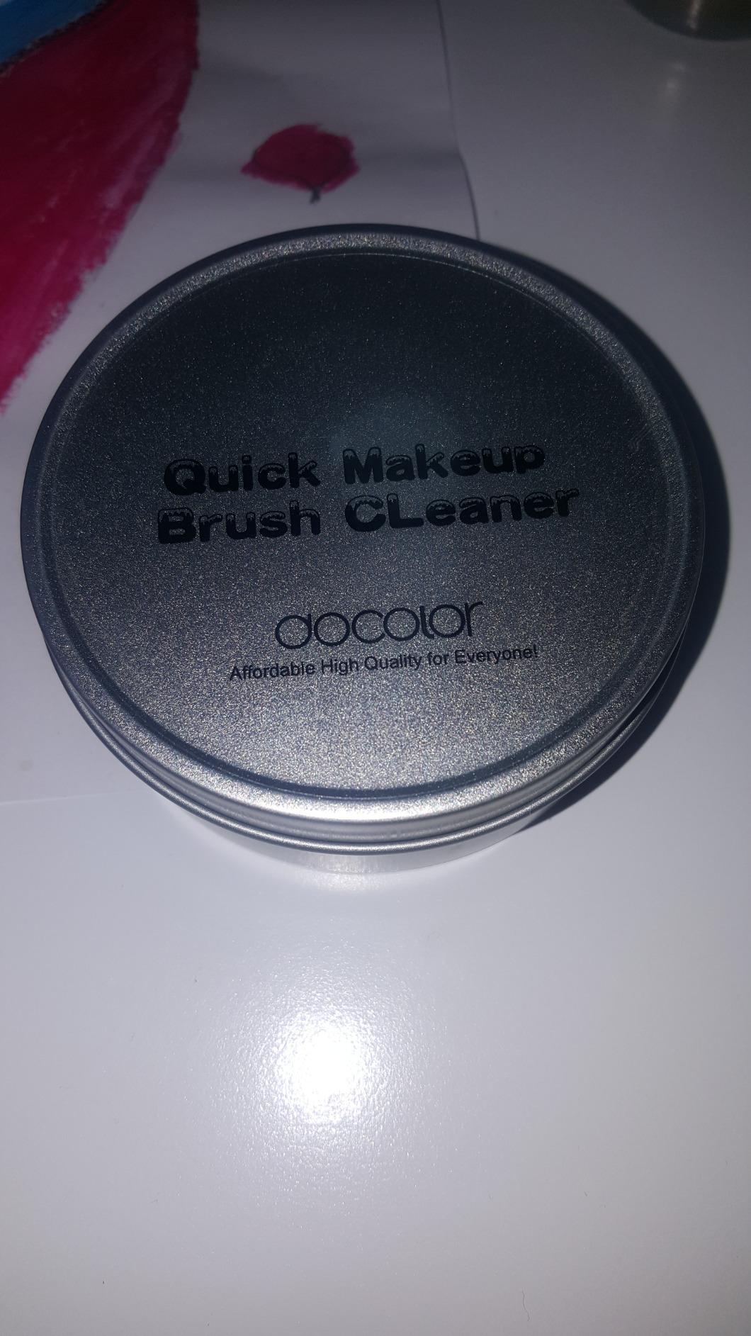 Docolor Makeup Brushes Cleaner Set Solid Soap Cleanser with Color Removal Sponge, Makeup Brush Cleaner Mat Brushes Shampoo for Cleaning Makeup Sponges, Brushes & Applicators Vegan (coconut oil) customer photo 2