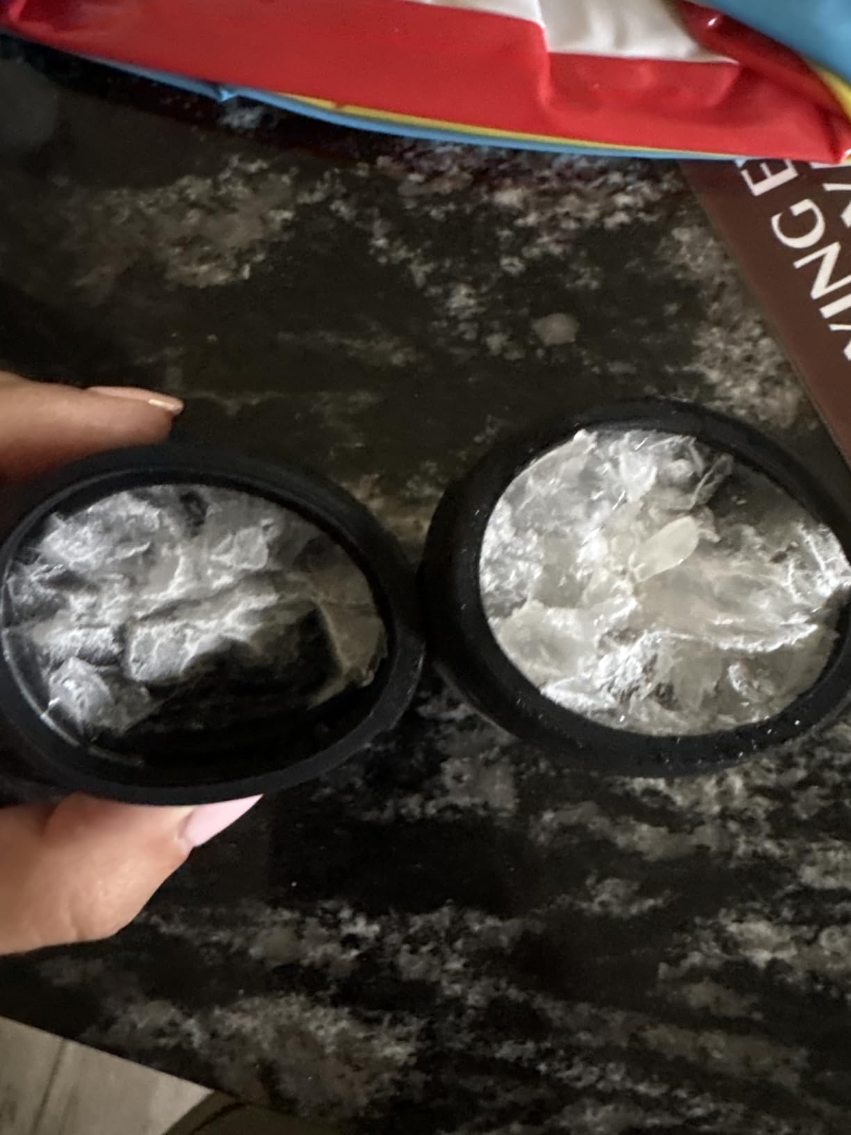 Ice Roller for Face and Eye, Ice Face Roller, Ice Roller Skin Care Tools Gifts for Women , Preppy Cute Silicone Ice Mold Stuff for Beauty(Black) customer photo 2