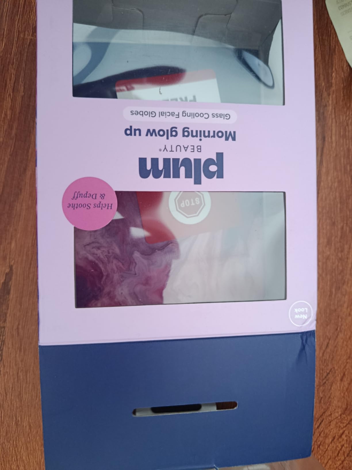 Plum Beauty Facial Cooling Globes, Cool Massage Tools for Reduces Puffiness customer photo 1