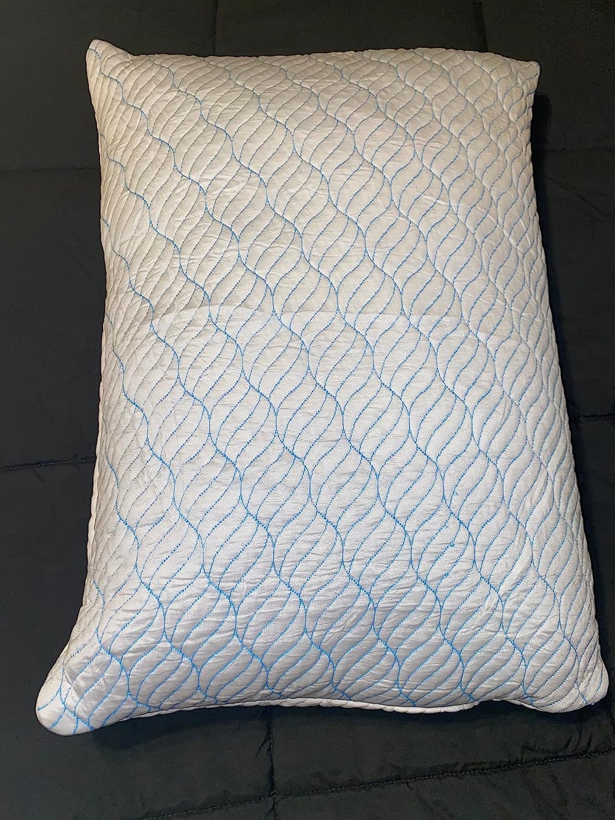 WISHSMILE Cooling Shredded Memory Foam Pillows Queen Size Set of 2 customer photo 1