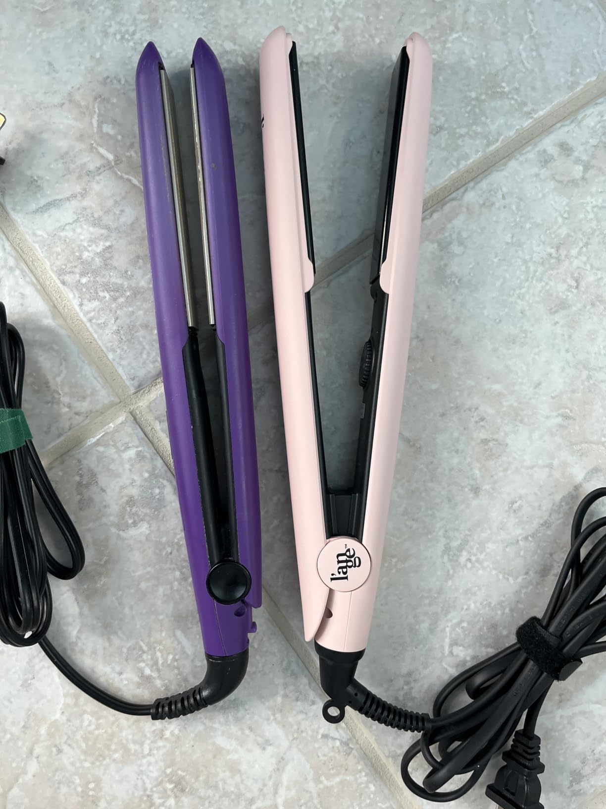 L'ANGE HAIR Le Ceramique 1-Pass Flat Iron Hair Straightener | Fast Heating Ceramic Flat Iron | Best Hot Tools Professional Hair Straightener to Lock in Moisture & Shine | (Blush) customer photo 1