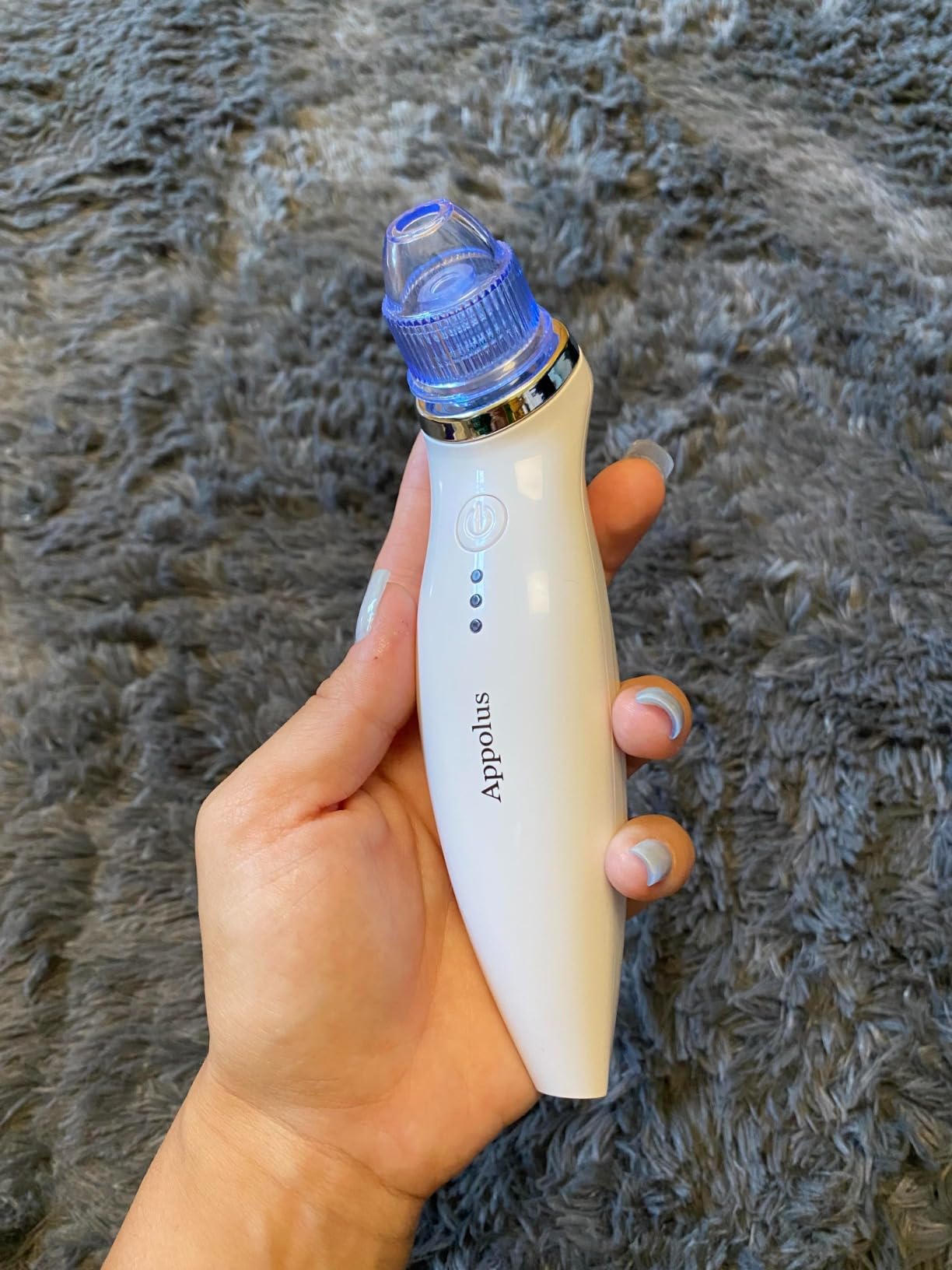 Microdermabrasion Machine - Premium Diamond Vacuum & Light Therapy Home Kit customer photo 2