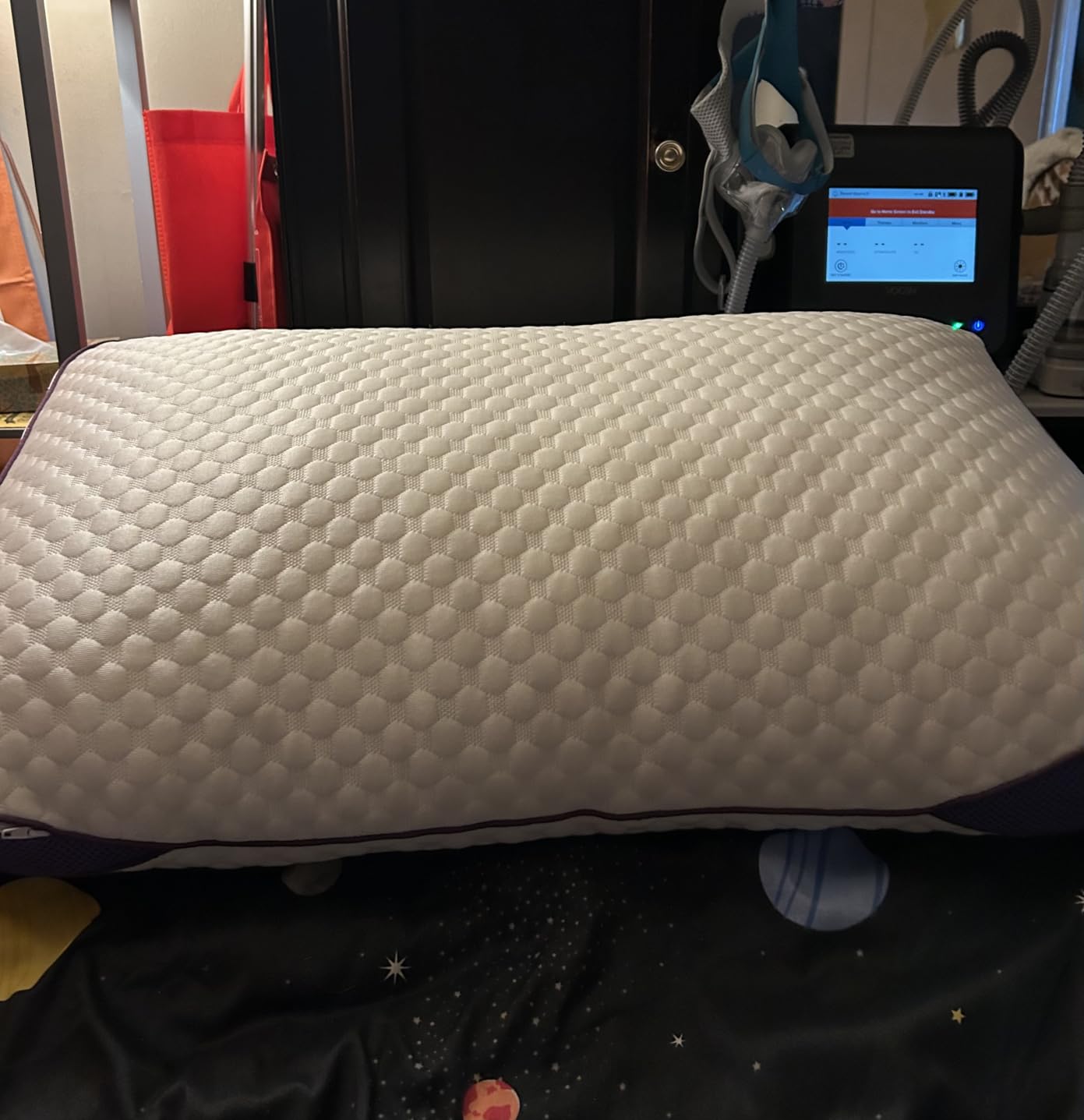HOMELAB Cooling Adjustable Shredded Memory Foam Pillow, Queen 20x28, 1 Pack customer photo 2