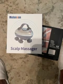 Melonsun Electric Scalp Massager, 2 Claw Sets, IPX7 Waterproof, Silver customer photo 1