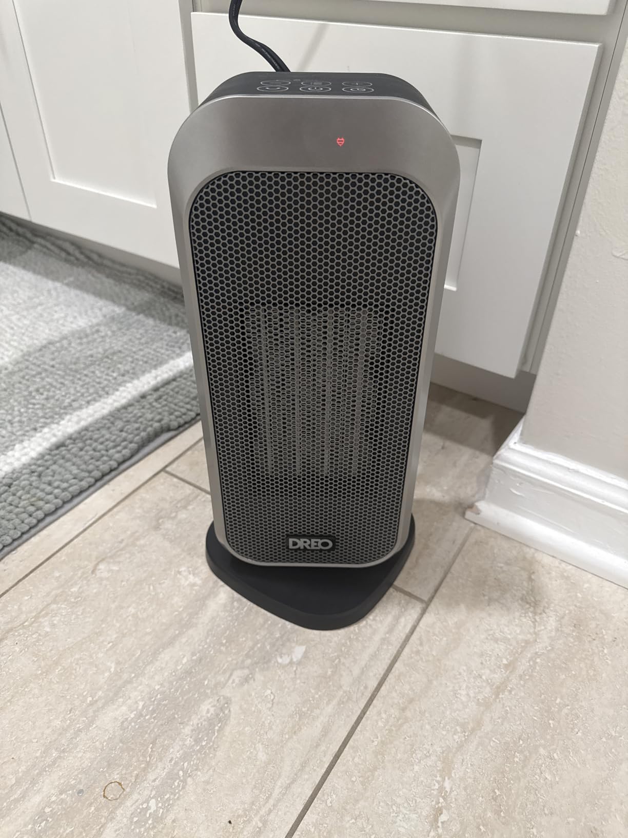 DREO Quiet Space Heater, 1500W Portable Heaters for Indoor Use with Remote customer photo 1