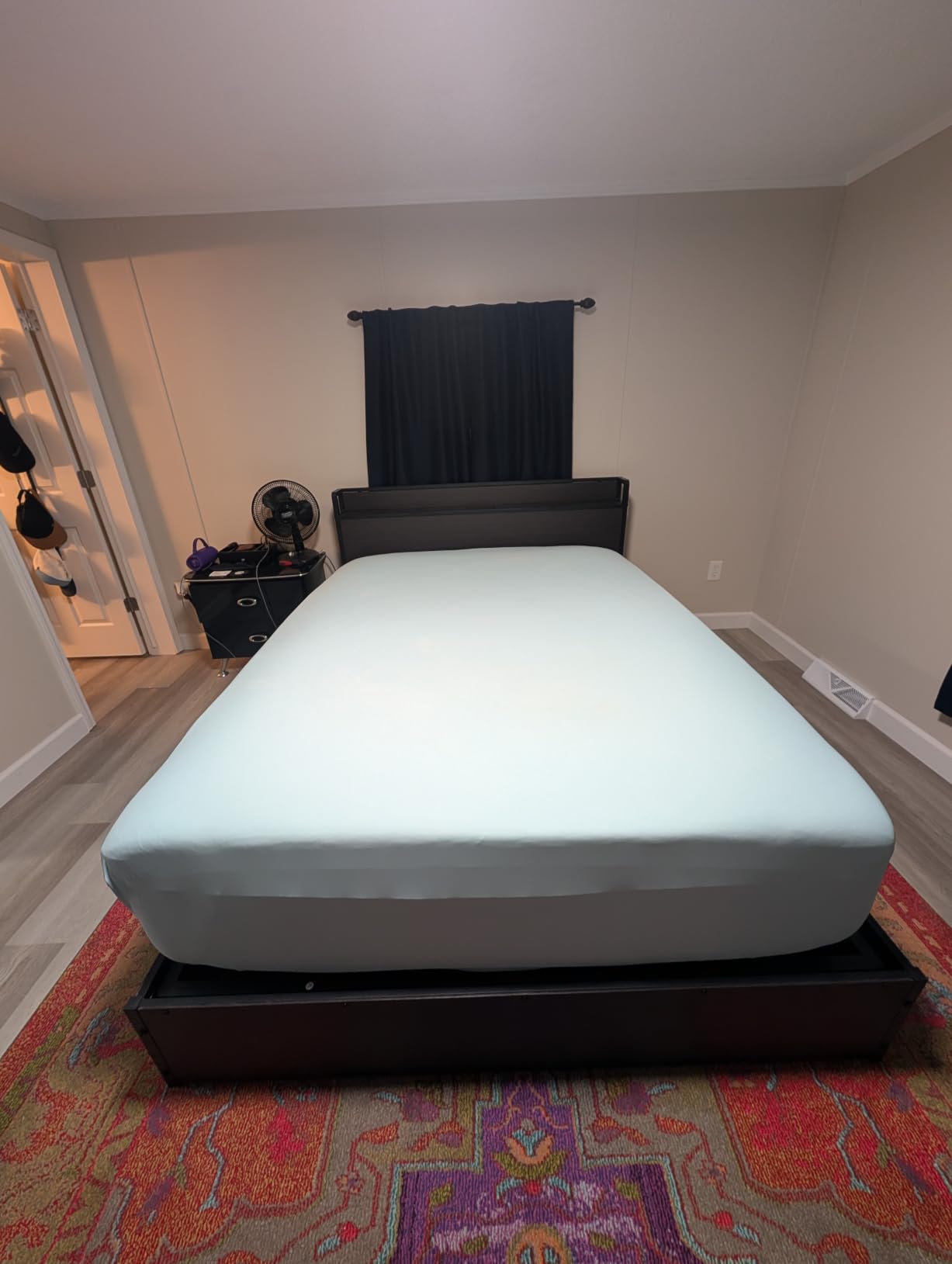 AMERLIFE Full Size Lift Up Storage Bed Frame with Charging Station customer photo 2