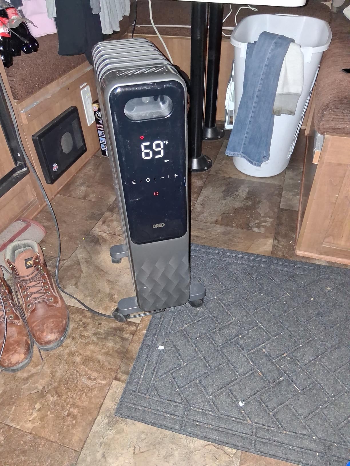 DREO Radiator Heater, Quiet Electric Space Heater for Indoor Use Large Room customer photo 2