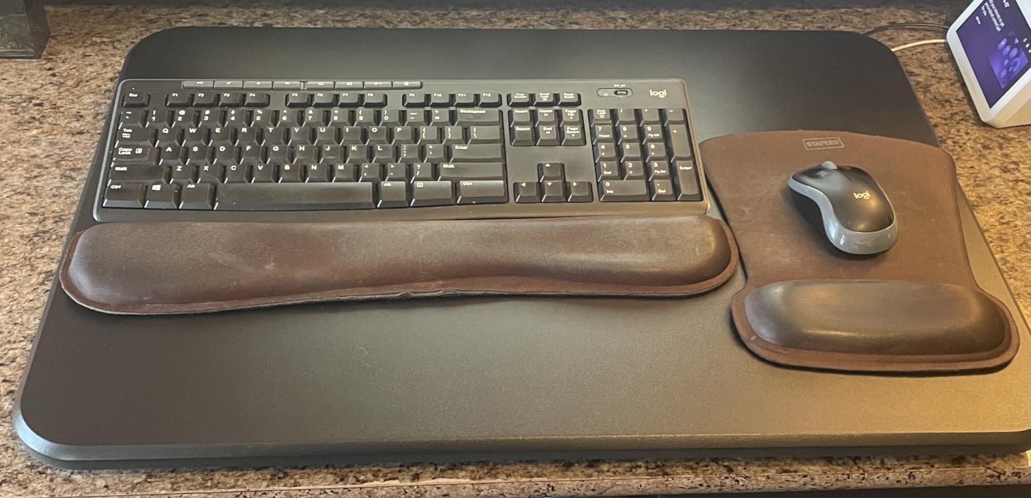 VIVO Black 32 in Single Top Standing Desk Converter, DESK-V032J customer photo 2