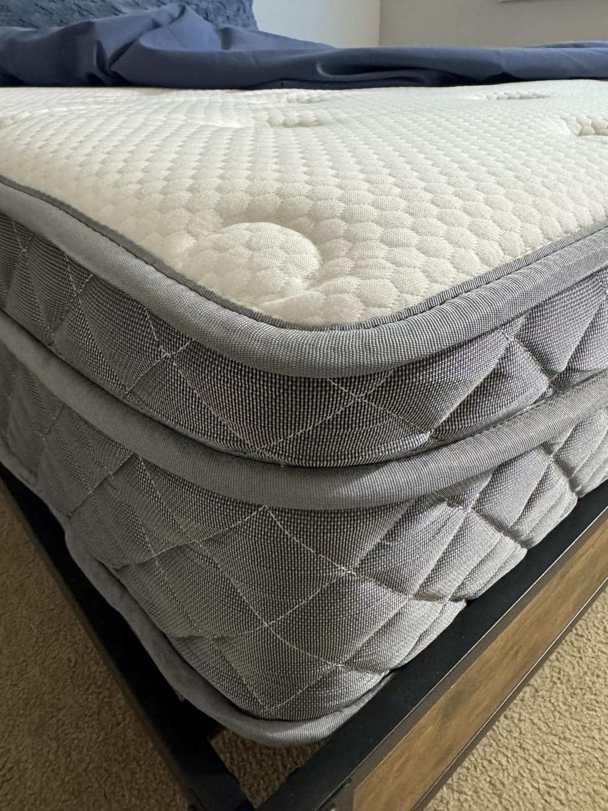 PurrJoys Queen Mattress Firm, 12 Inch Queen Size Mattress in a Box customer photo 2
