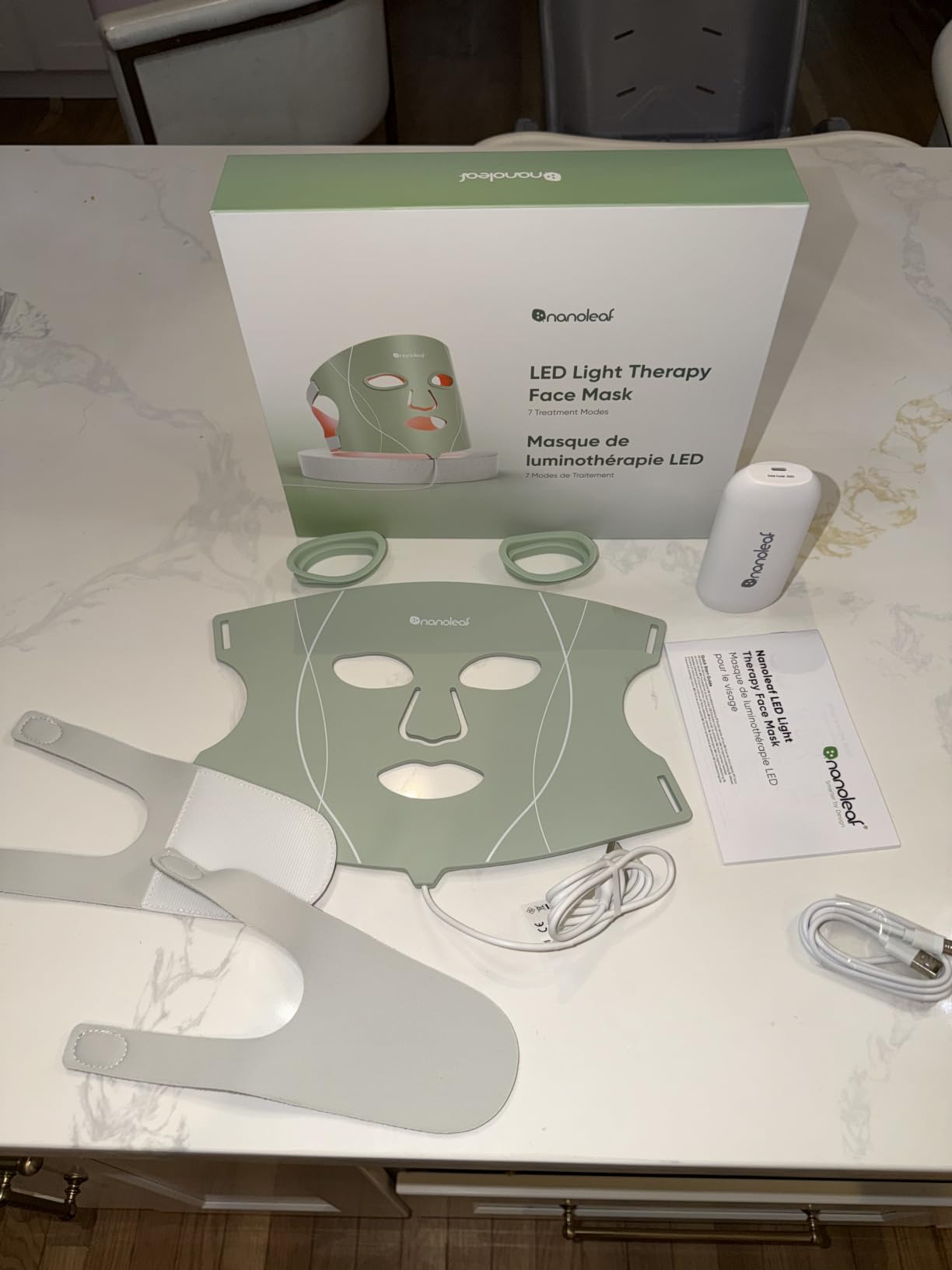 Nanoleaf FDA-Cleared LED Light Therapy Face Mask with 7 Treatment Modes customer photo 2