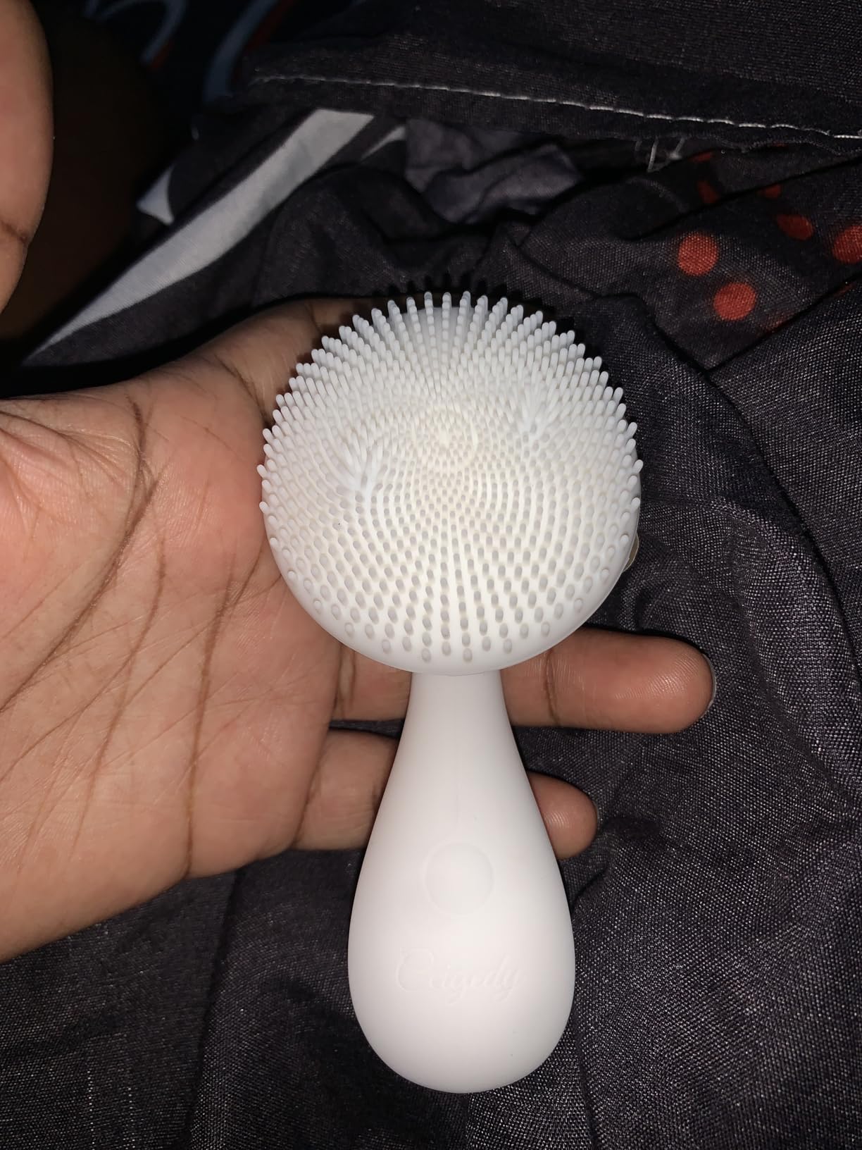 Ccigedy Face Scrubber, Electric Facial Cleansing Brush (Black) customer photo 2