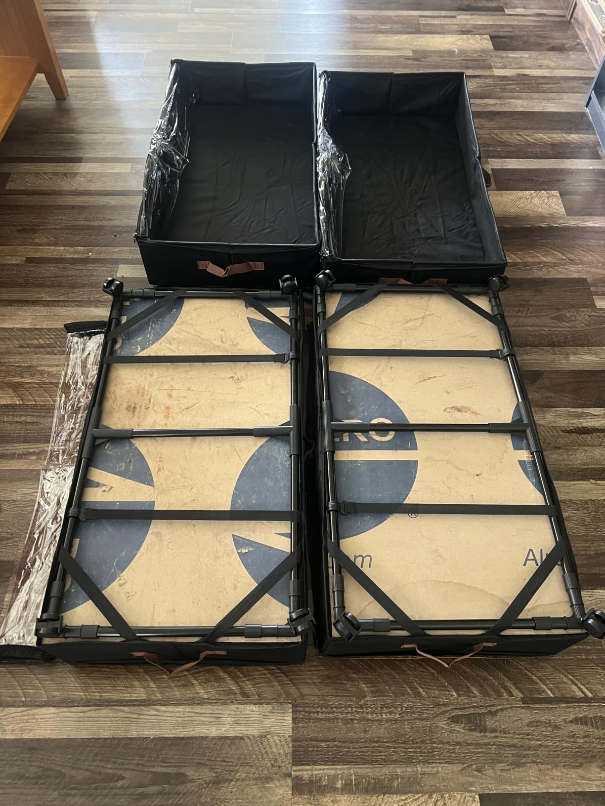 66L 2-Pack ,Under Bed Storage with Wheels , 30