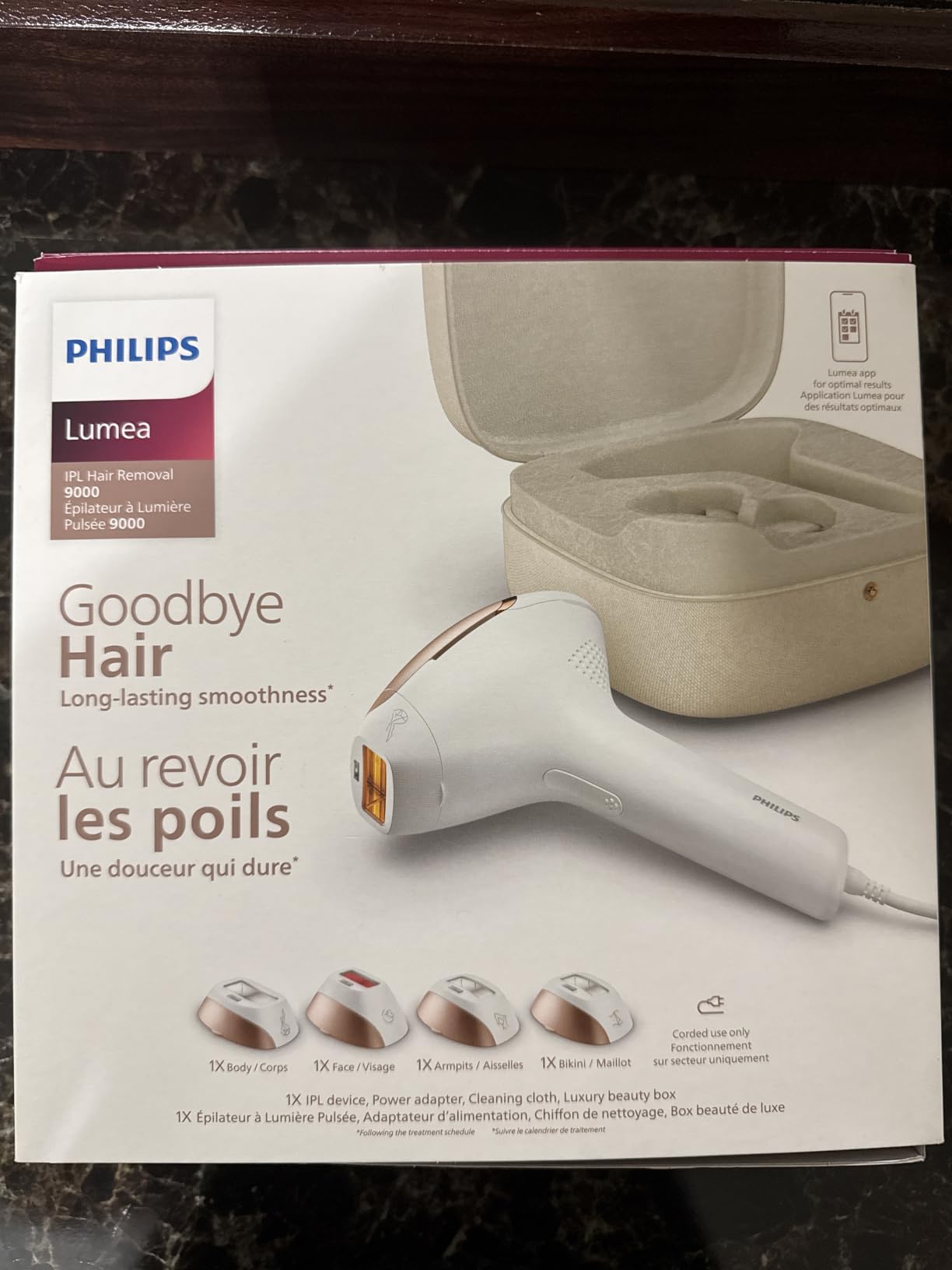 Philips Lumea 9000 IPL Hair Removal Device for Long-Lasting Smooth Skin customer photo 1