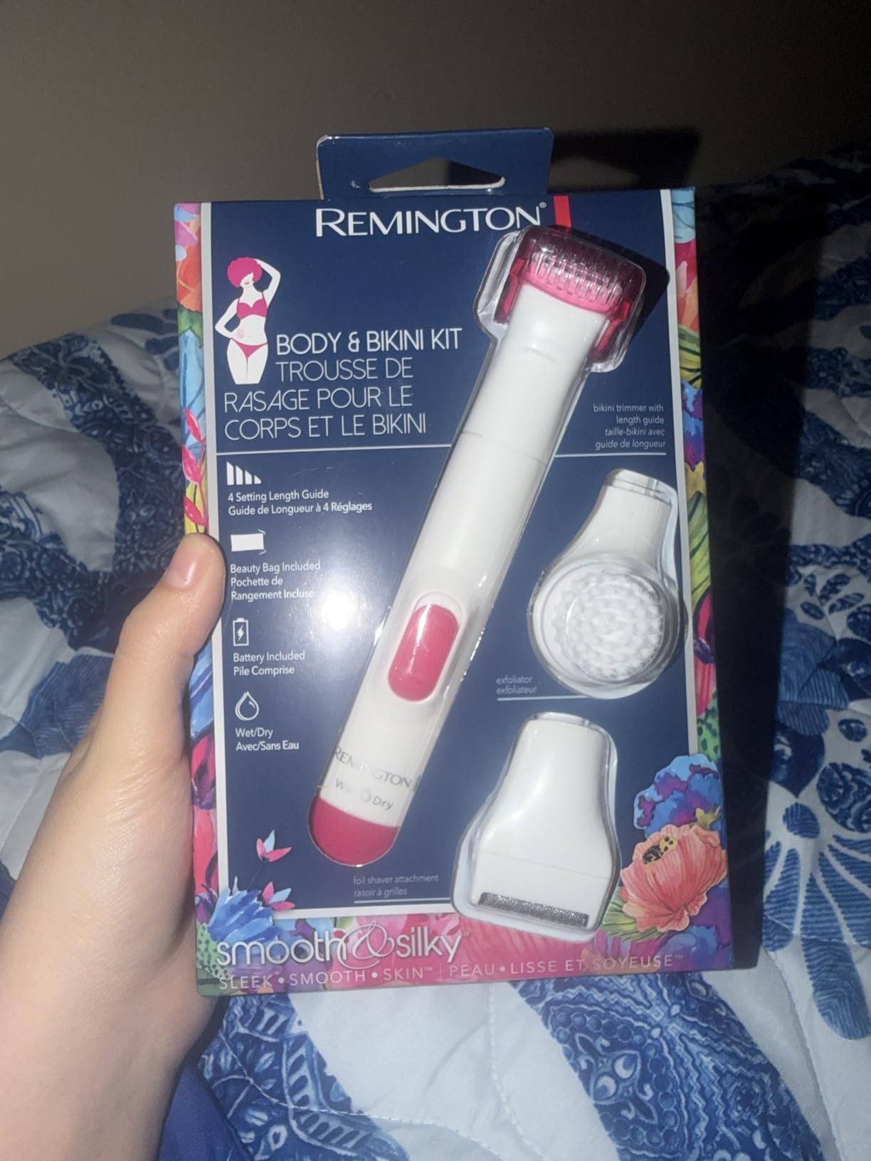 Remington Smooth & Silky Body & Bikini Kit, Cordless Bikini Trimmer and Shaver for Women, Waterproof for Grooming in the Shower, Beige customer photo 2