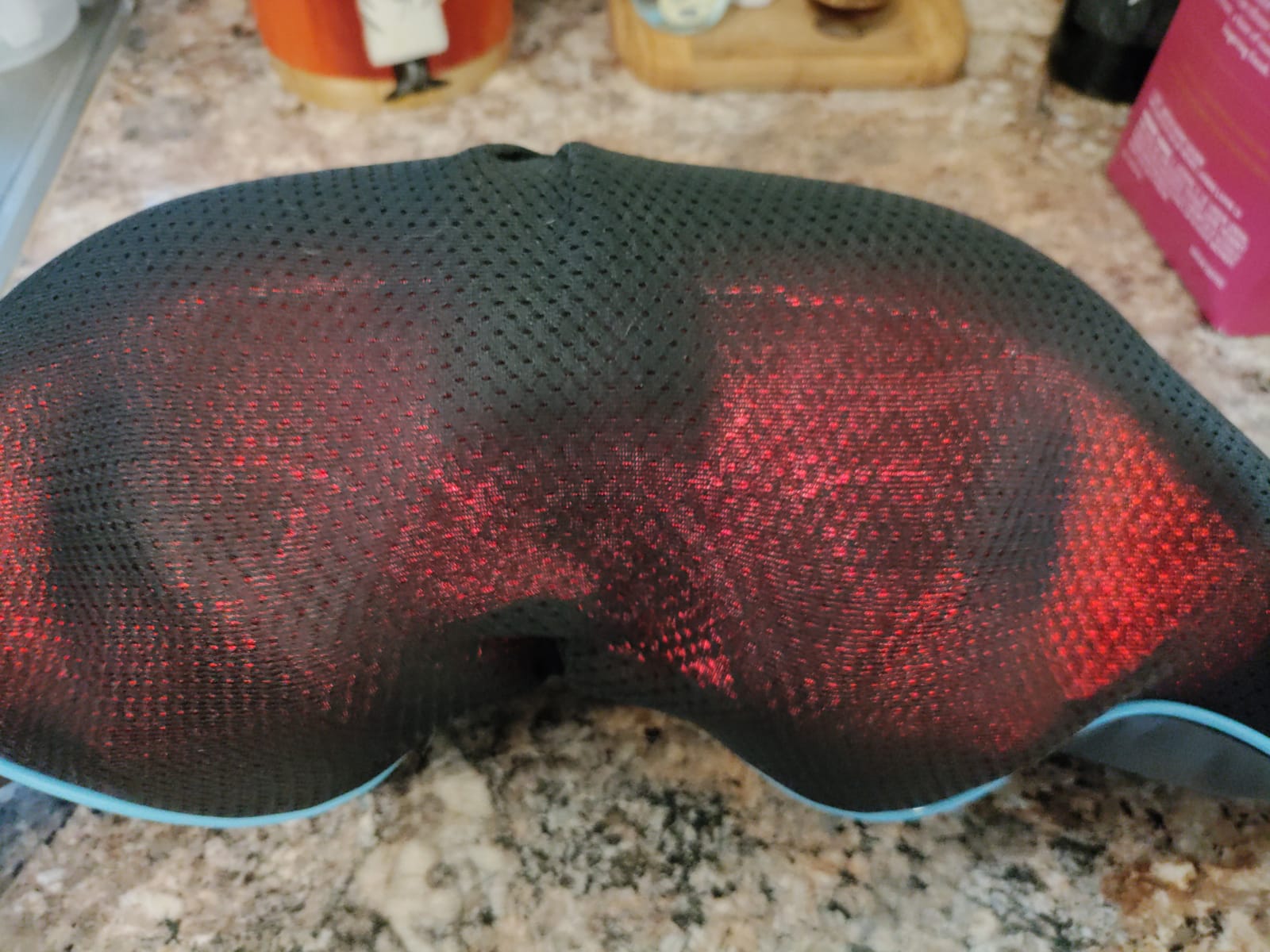 Shiatsu Neck Massager Pillow with Massage, Heat & Traction, Cordless, Grey customer photo 1