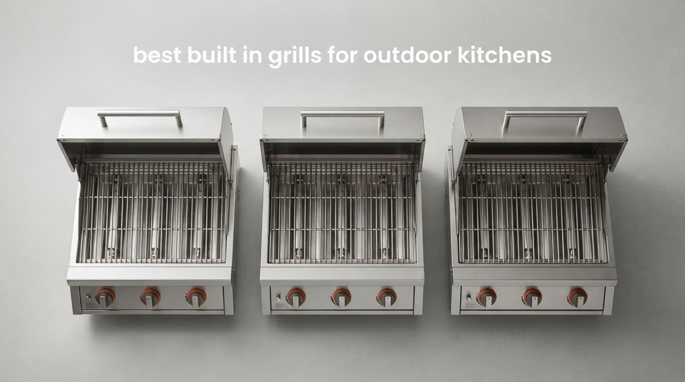 best built in grills for outdoor kitchens