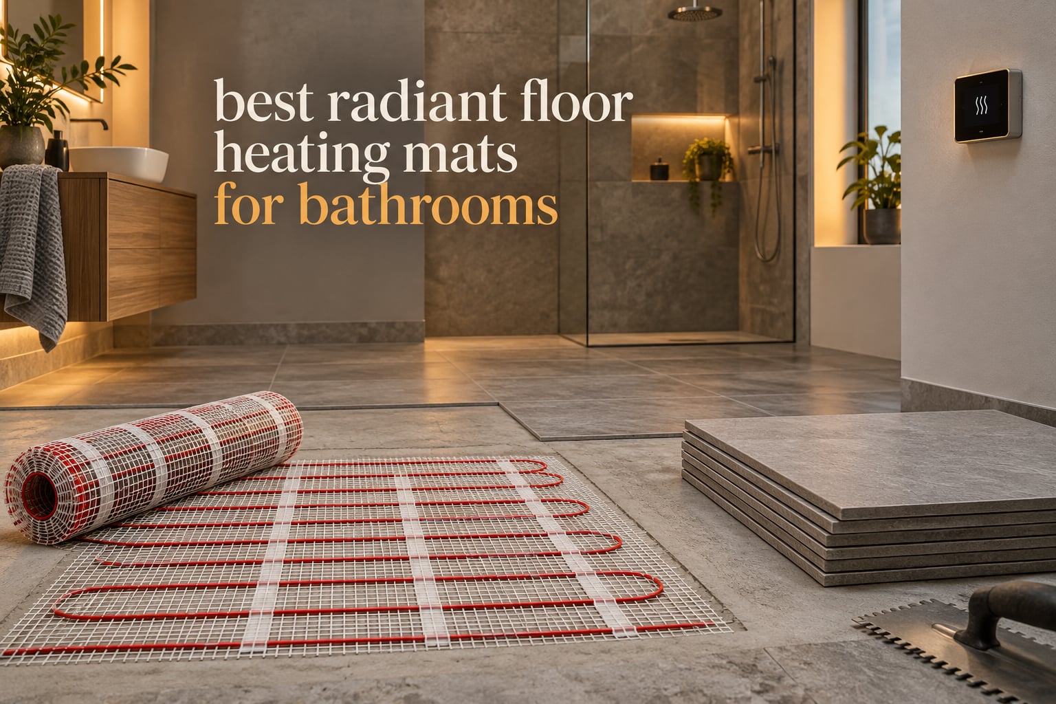 best radiant floor heating mats for bathrooms
