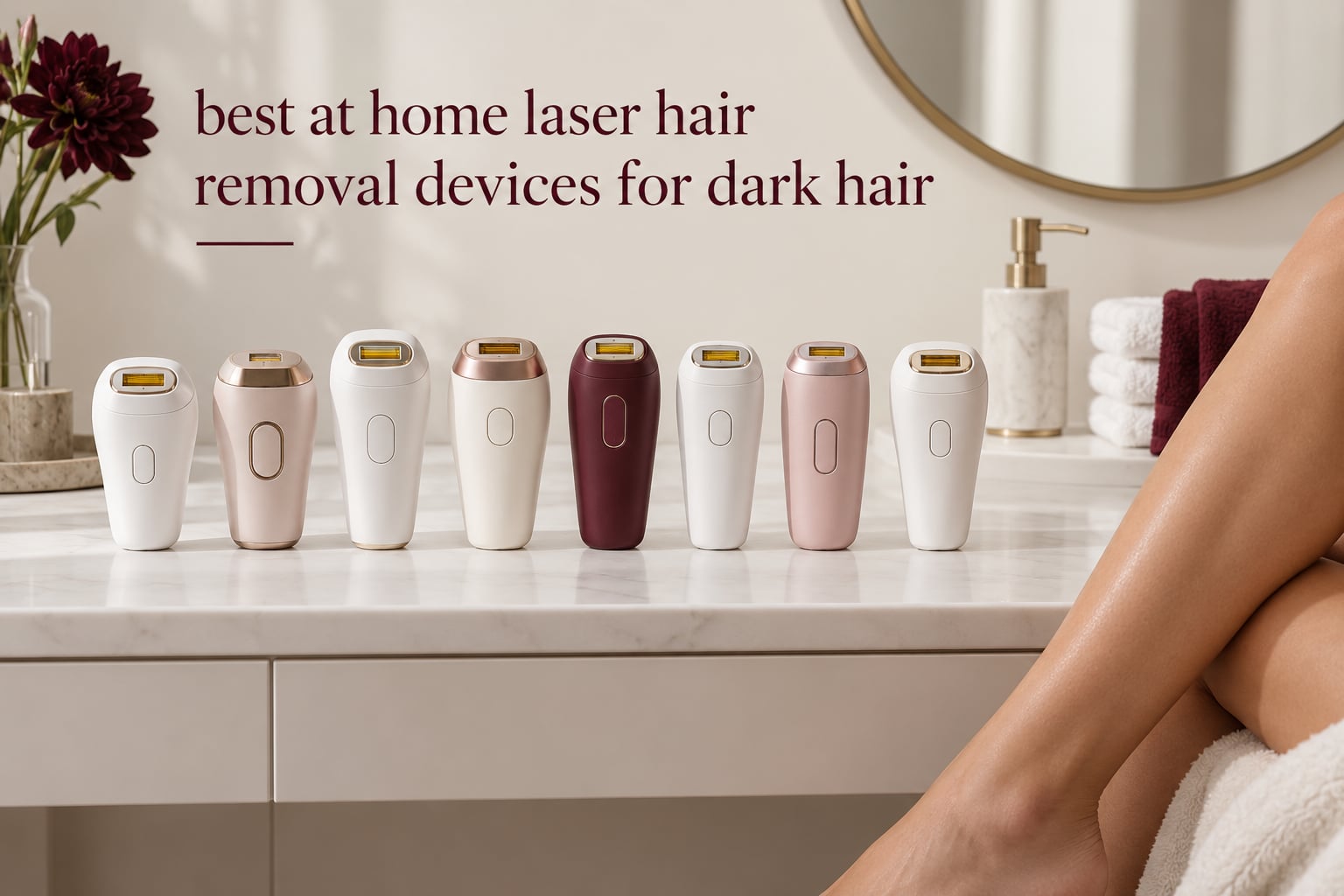 best at home laser hair removal devices for dark hair