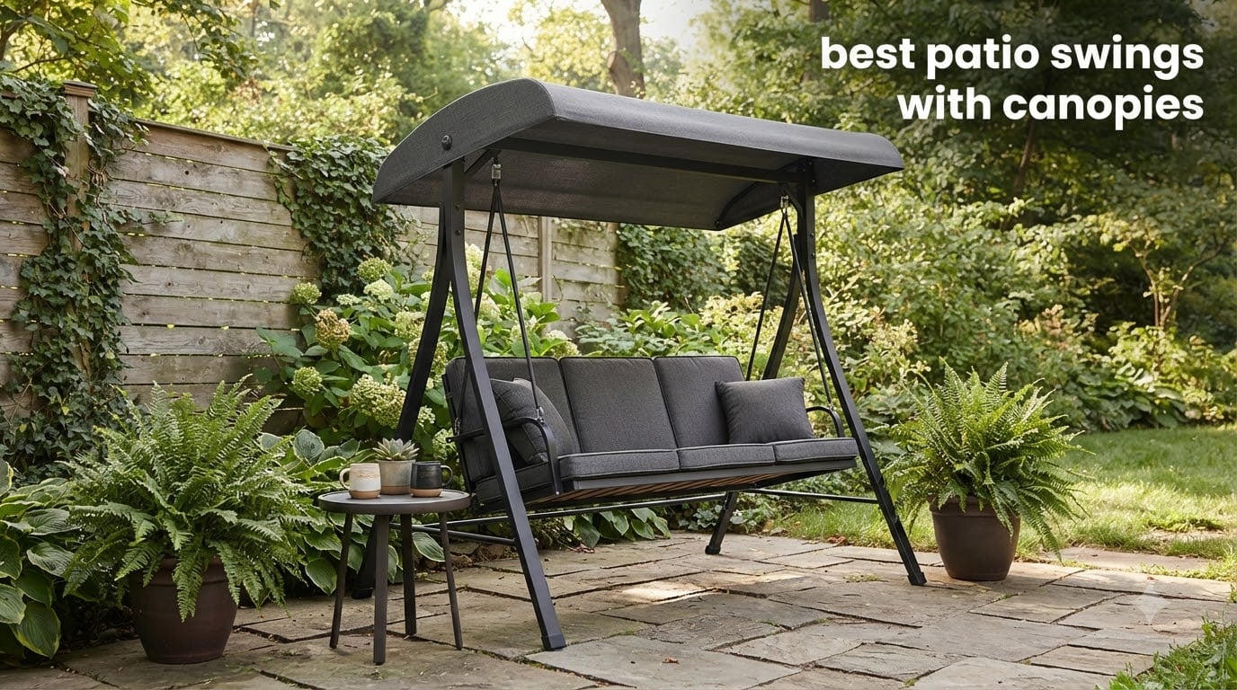 best patio swings with canopies