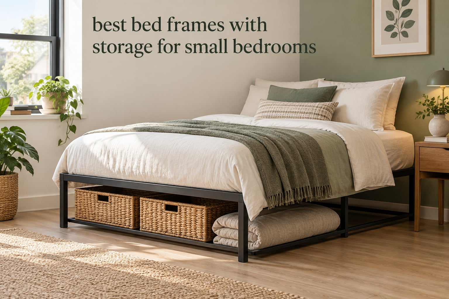best bed frames with storage for small bedrooms