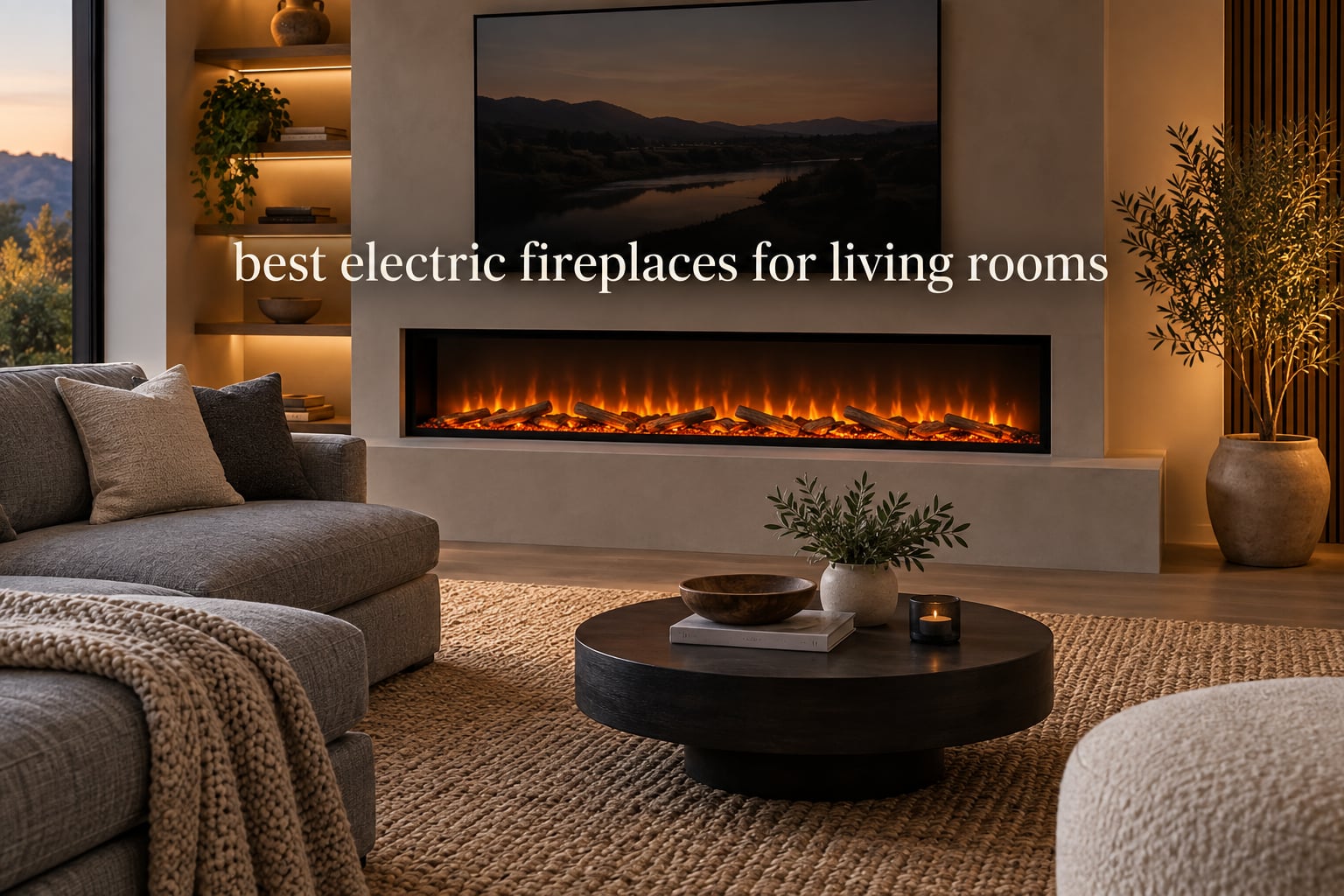 best electric fireplaces for living rooms