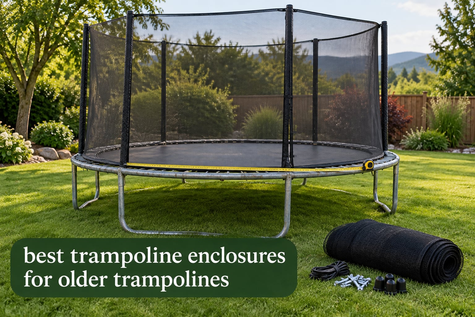 best trampoline enclosures for older trampolines