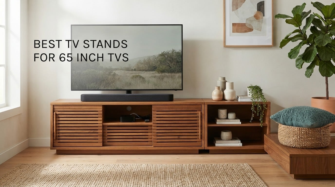 best tv stands for 65 inch tvs