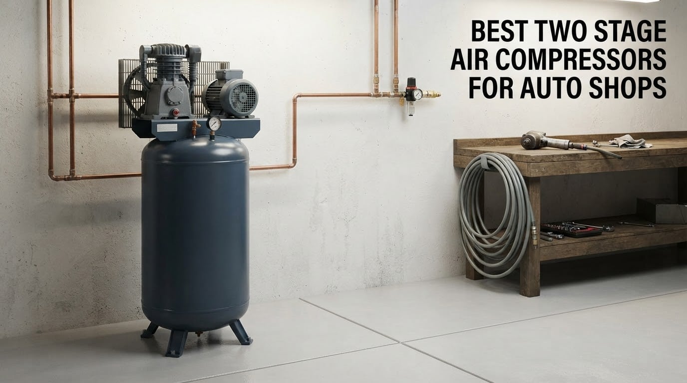 best two stage air compressors for auto shops