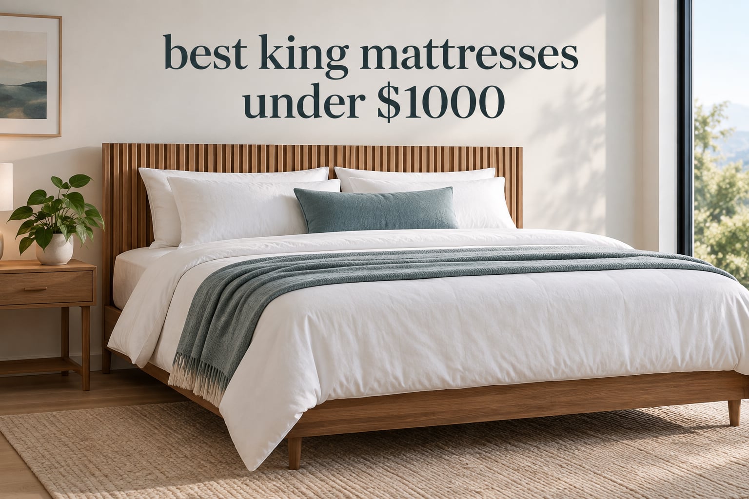 best king mattresses under $1000