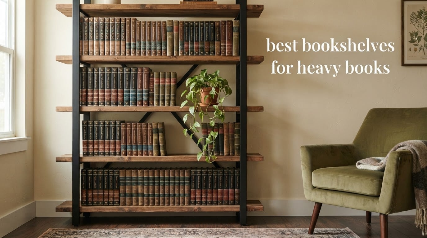 best bookshelves for heavy books