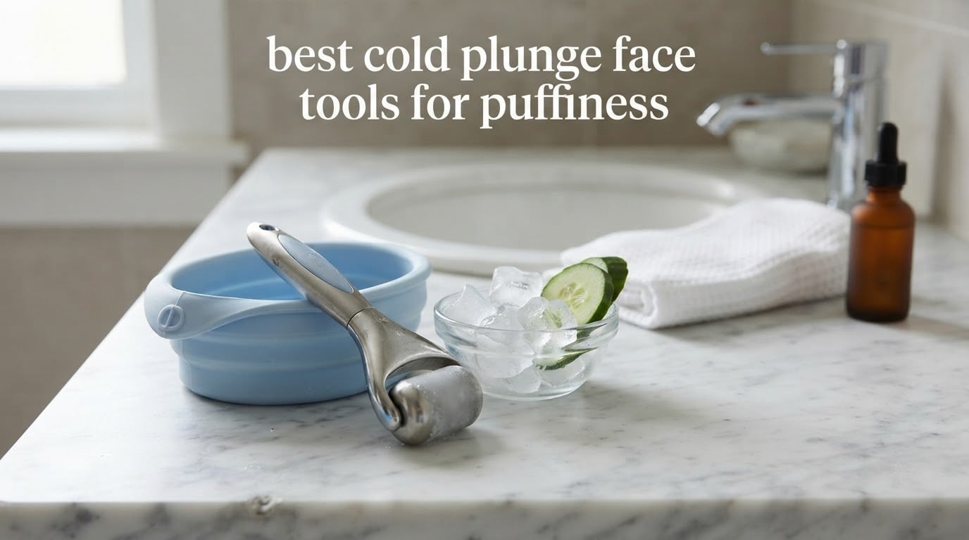 best cold plunge face tools for puffiness