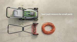 best push mowers for small yards