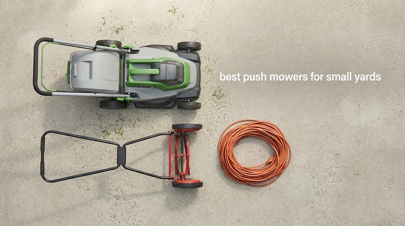 best push mowers for small yards