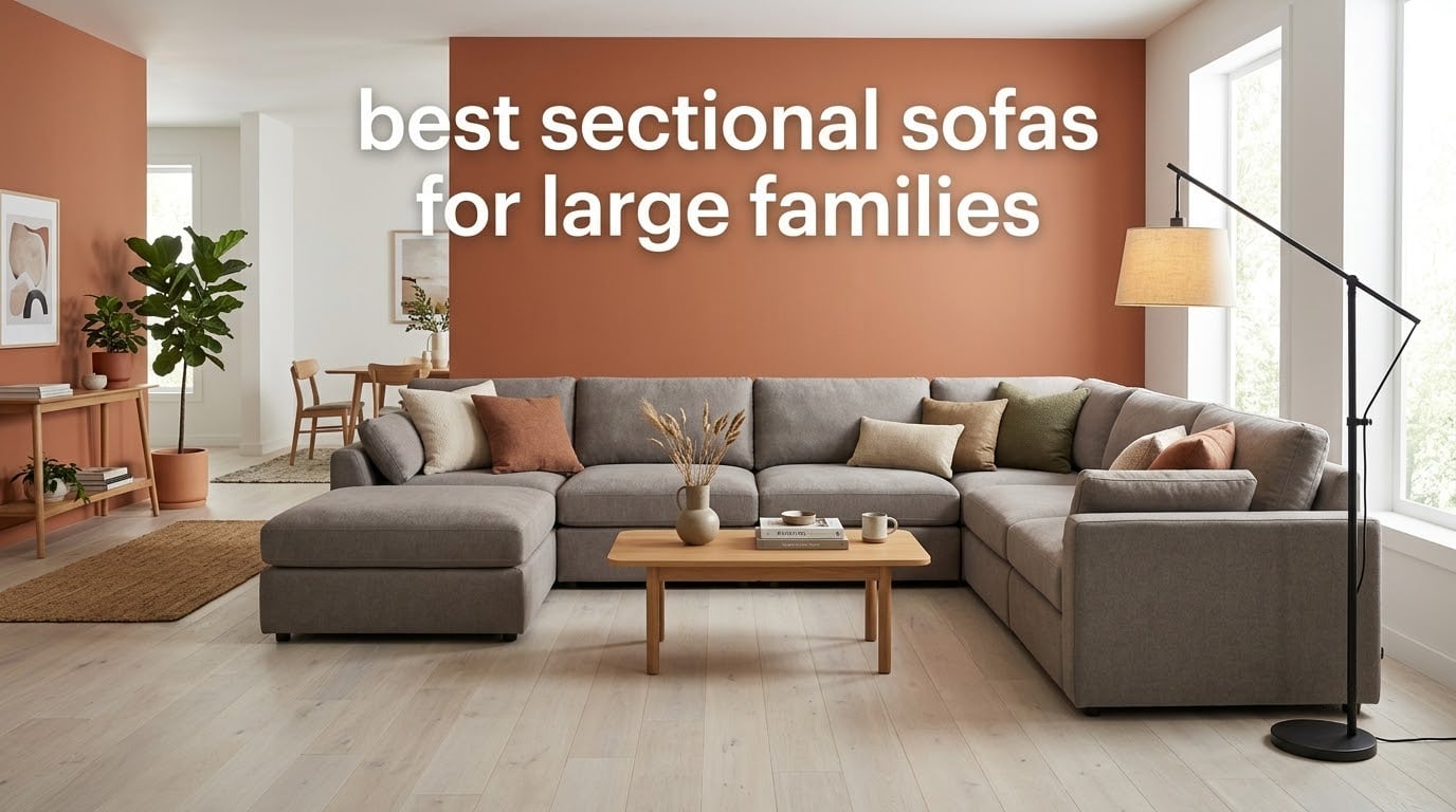 best sectional sofas for large families