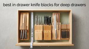 best in drawer knife blocks for deep drawers