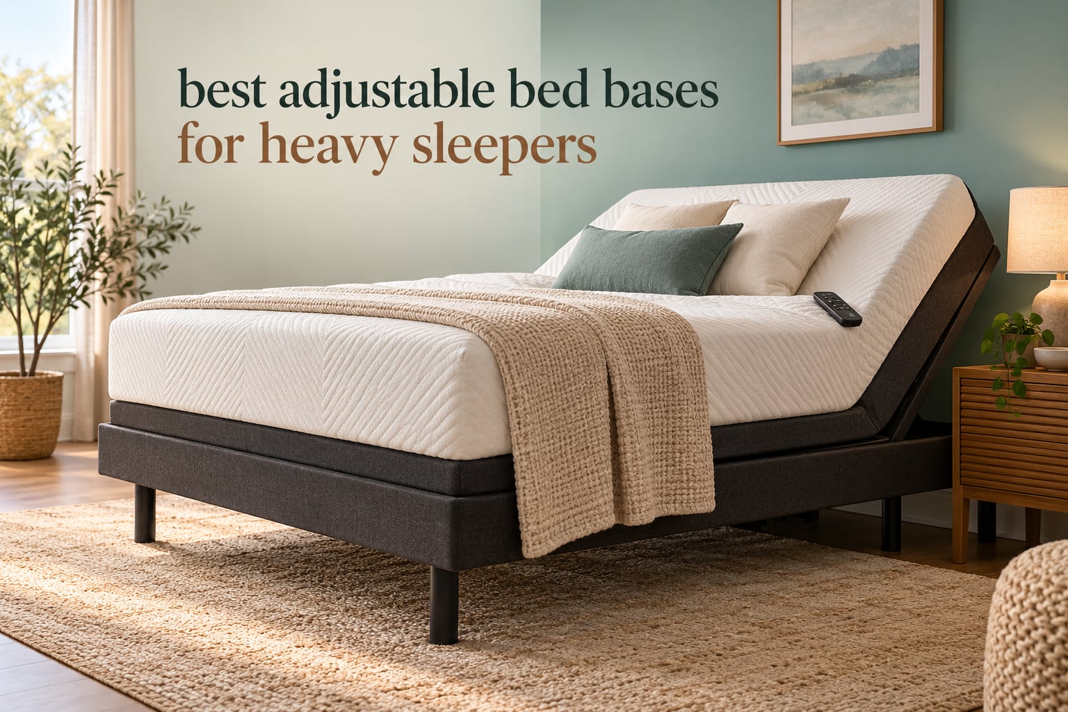 best adjustable bed bases for heavy sleepers