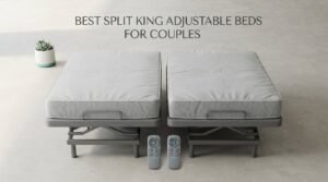 best split king adjustable beds for couples