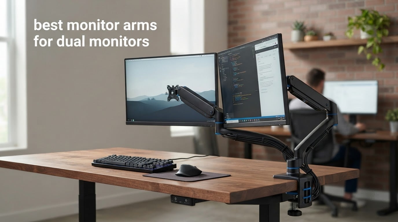 best monitor arms for dual monitors
